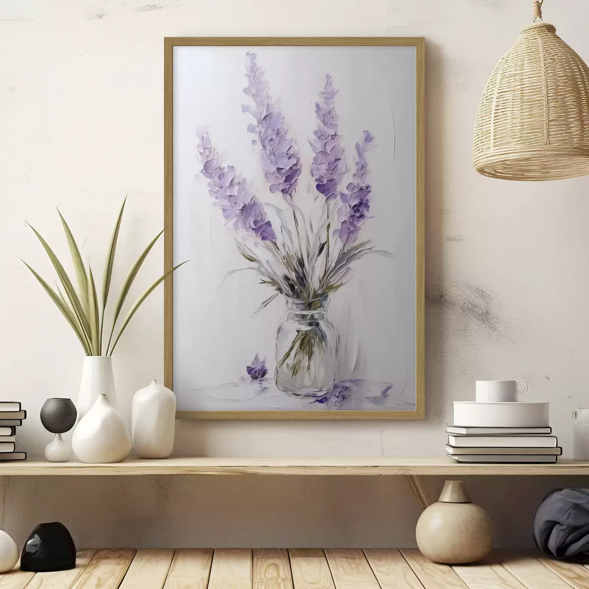 Poster Alturas violetas f43344