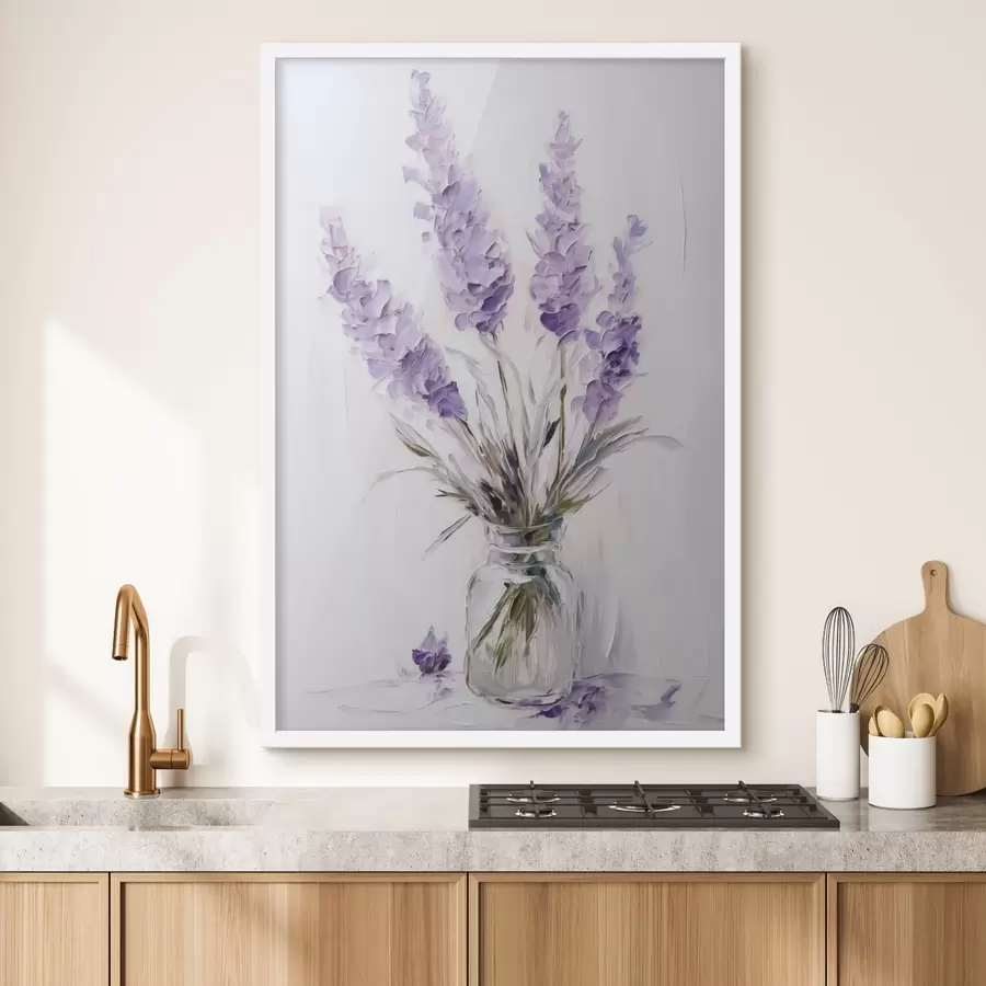 murales de pared Alturas violetas f43344