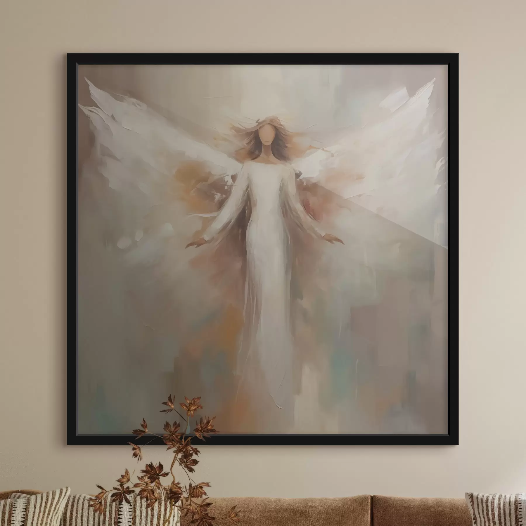 murales de pared Abstracción angelical f43351