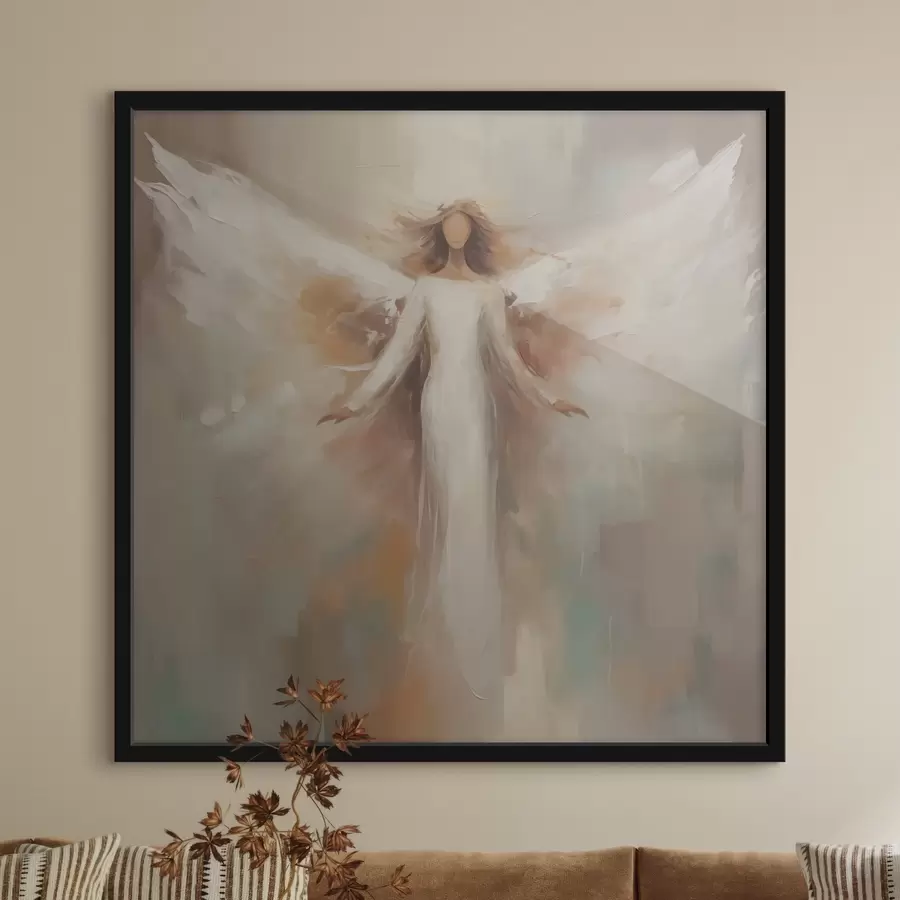 murales de pared Abstracción angelical f43351