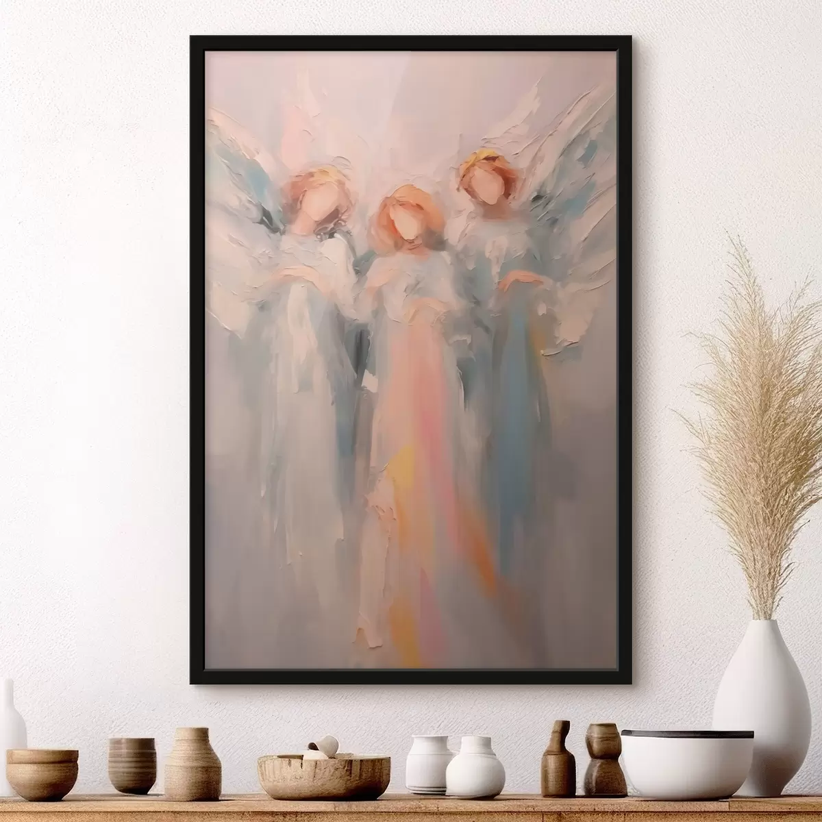 Poster Pintura imitación ángeles f43355