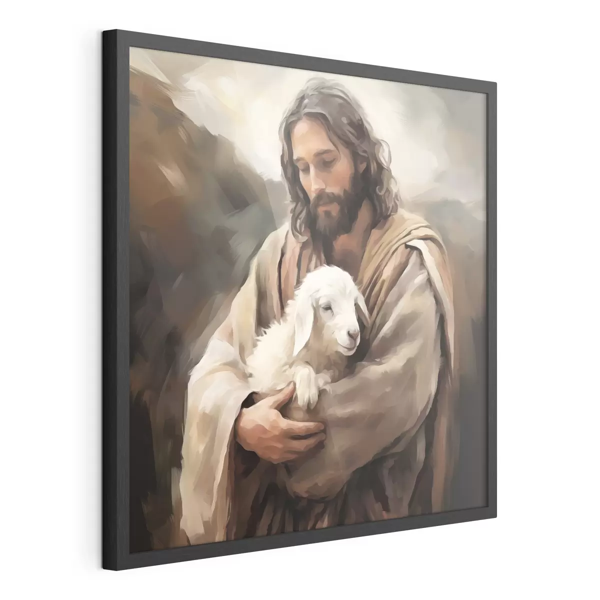 Poster Jesús con el cordero f43356
