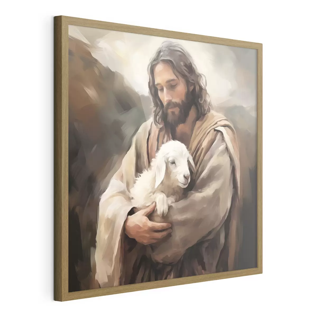 Poster Jesús con el cordero f43356