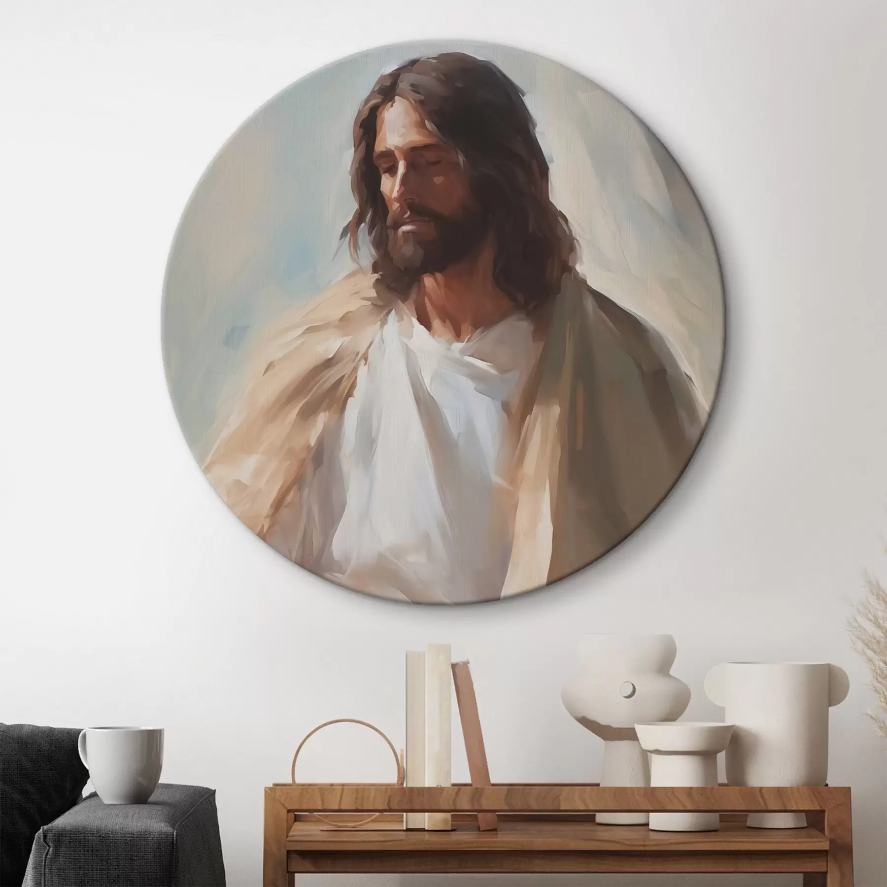 murales de pared Pintura de imitación de Jesús r43345