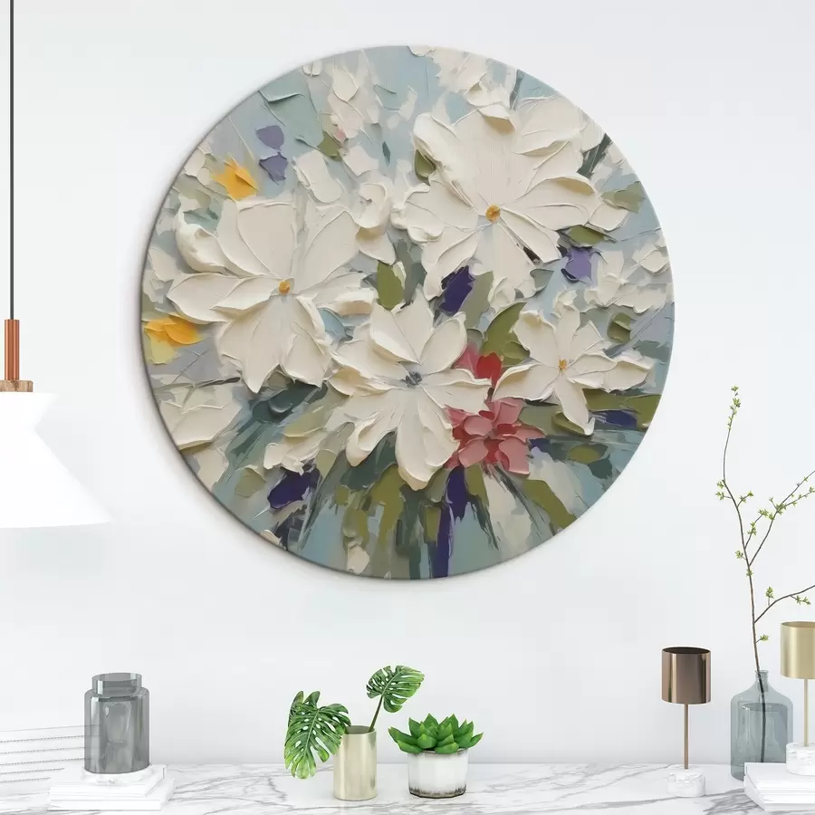 murales de pared Ramo de flores imitación pintura r43348