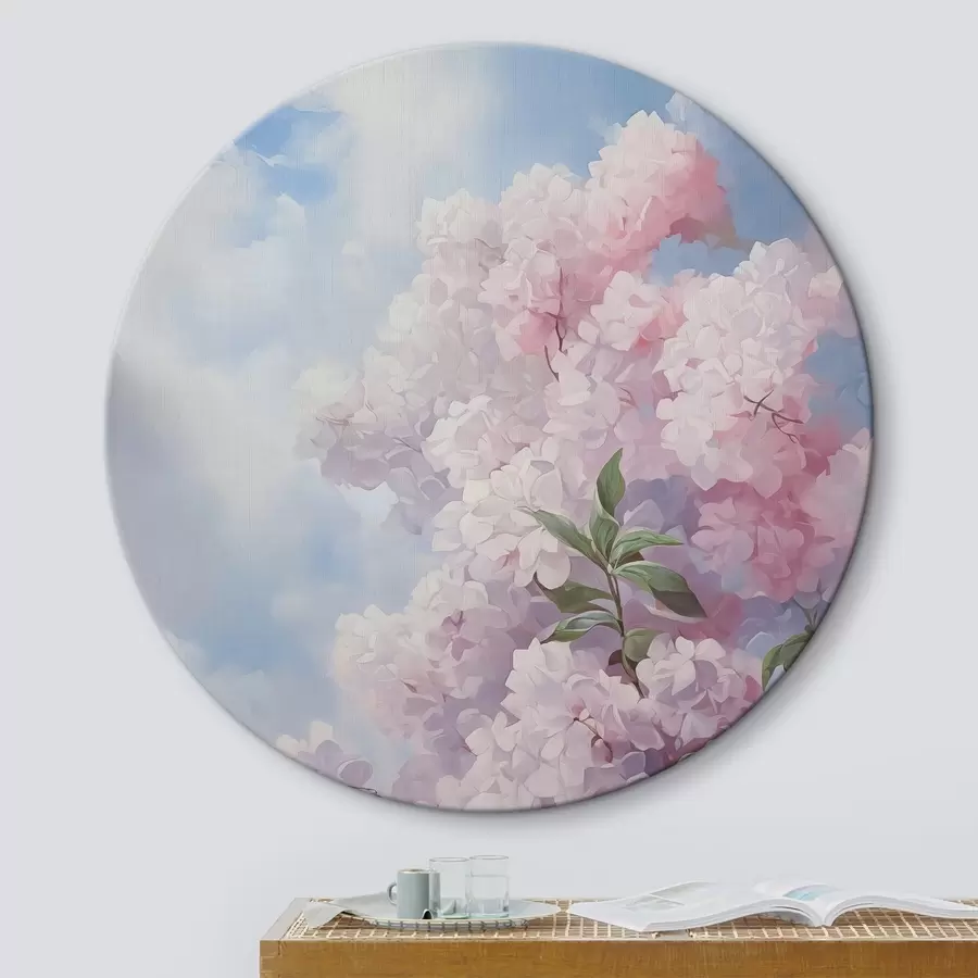 murales de pared Delicadas flores contra el cielo r43350