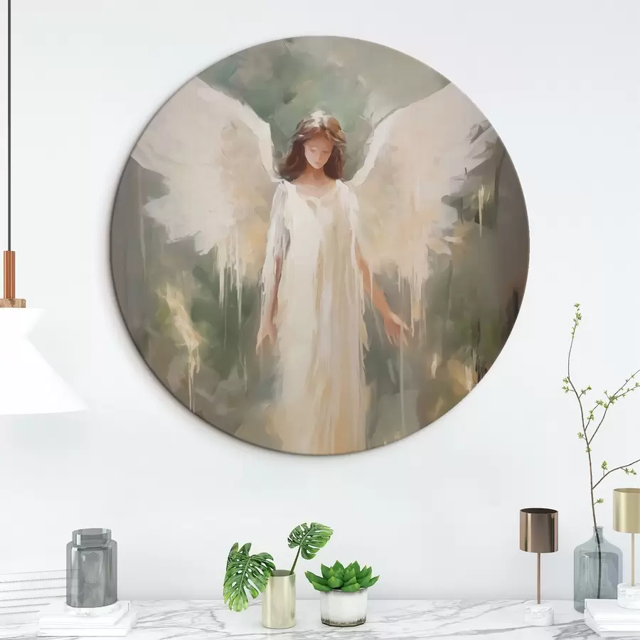 murales de pared Cuadro abstracto imitación ángel r43353