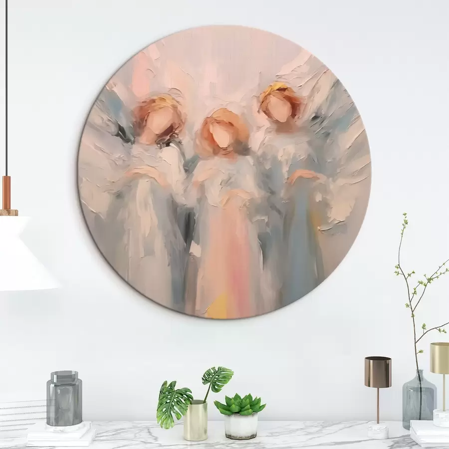 murales de pared Pintura imitación ángeles r43355