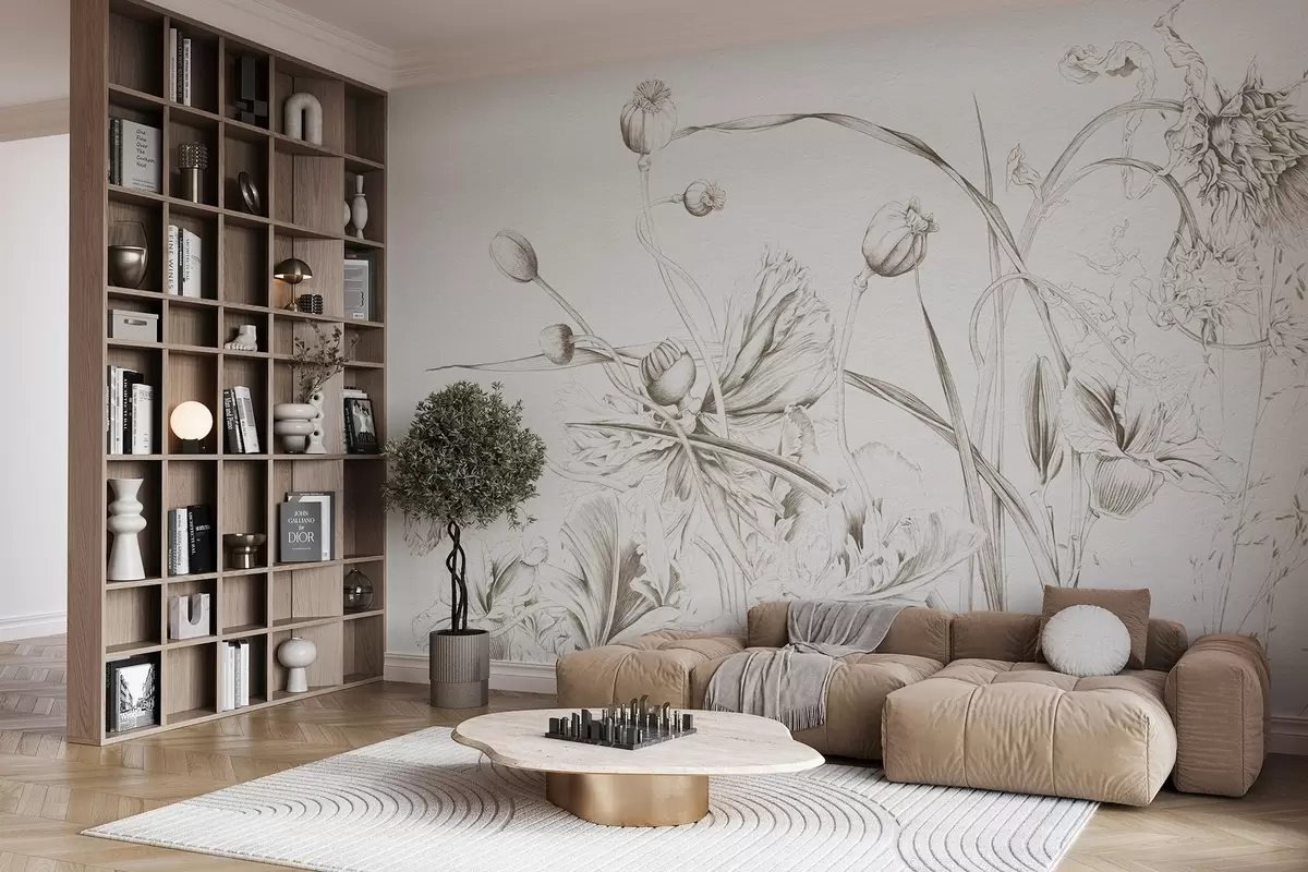 murales de pared Gráficos botánicos w08926v1