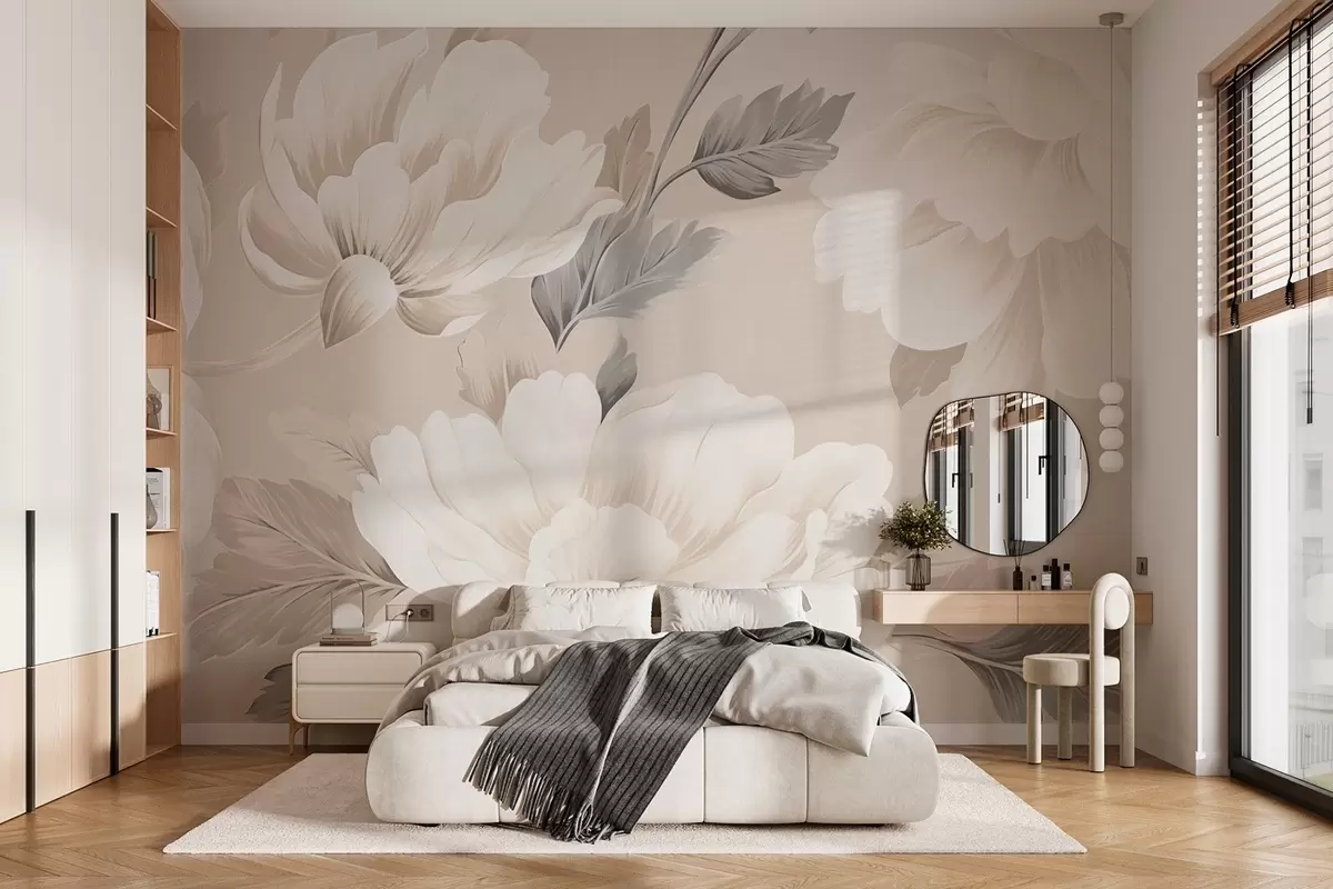 murales de pared Flores grandes w03432