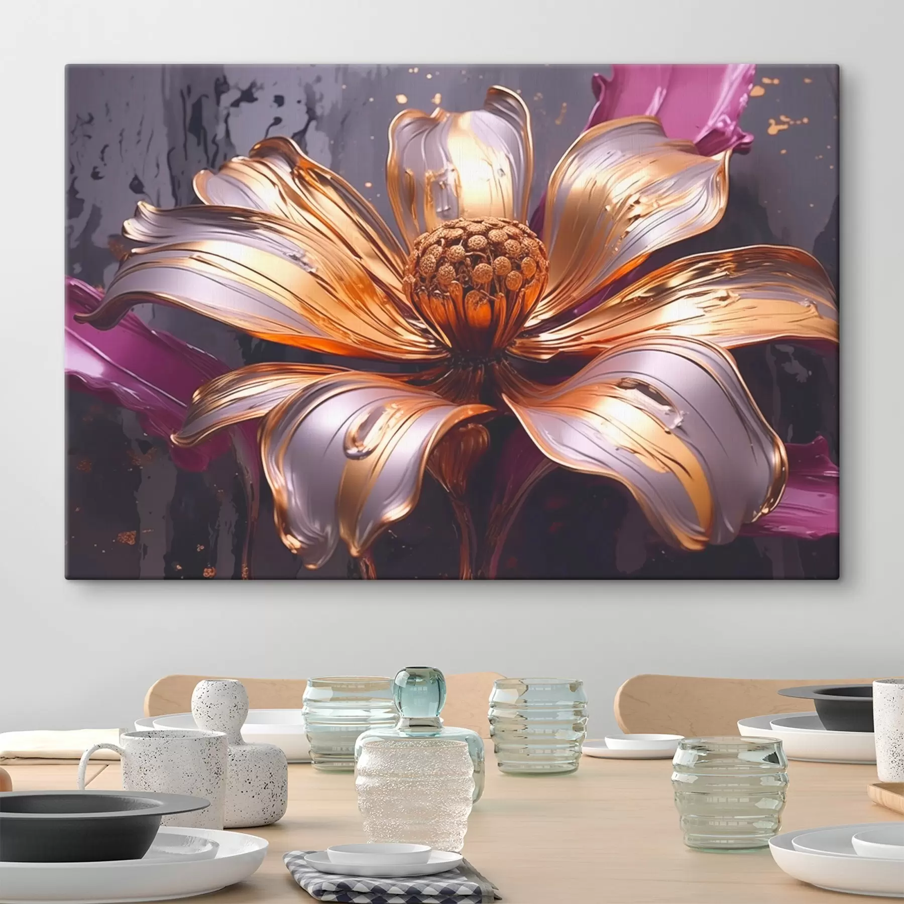 murales de pared Flor grande s43425