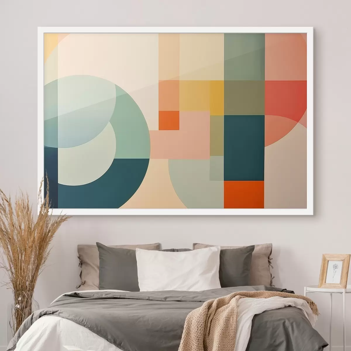 Poster Composición de colores en estilo Art Nouveau f43421