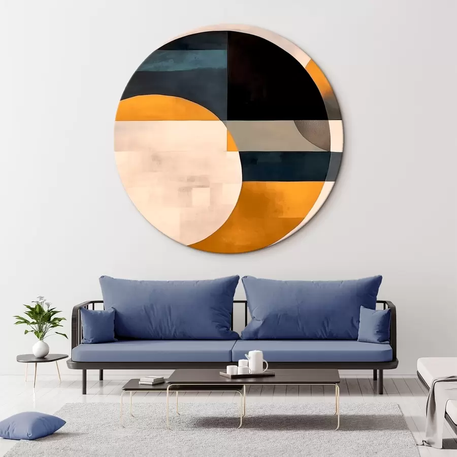 murales de pared Composición geométrica de estilo minimalista r43419