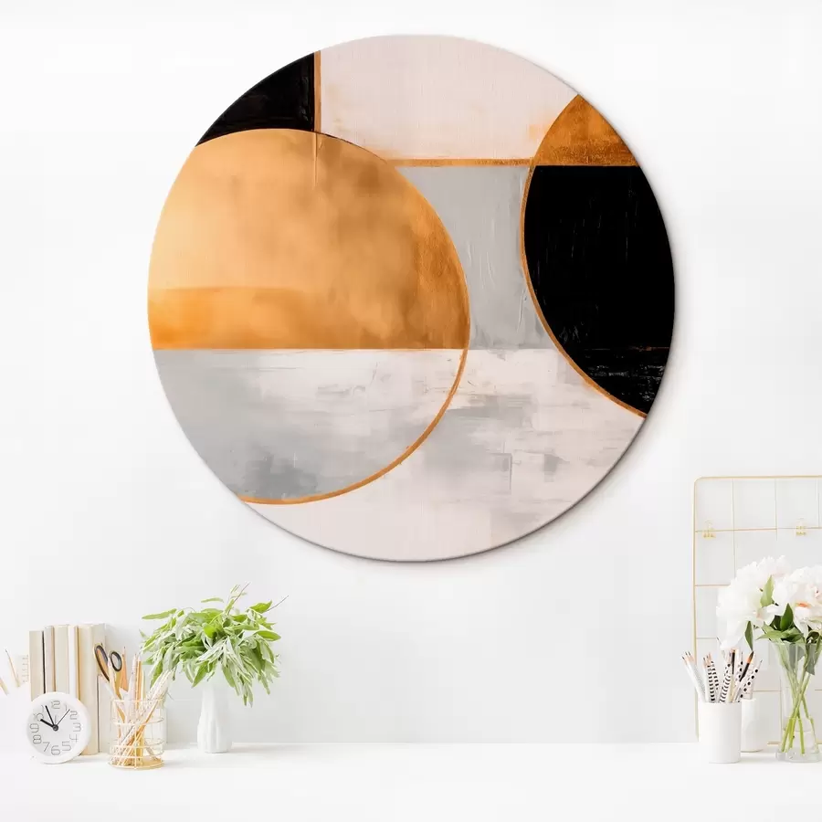 murales de pared Composición geométrica de estilo minimalista r43420