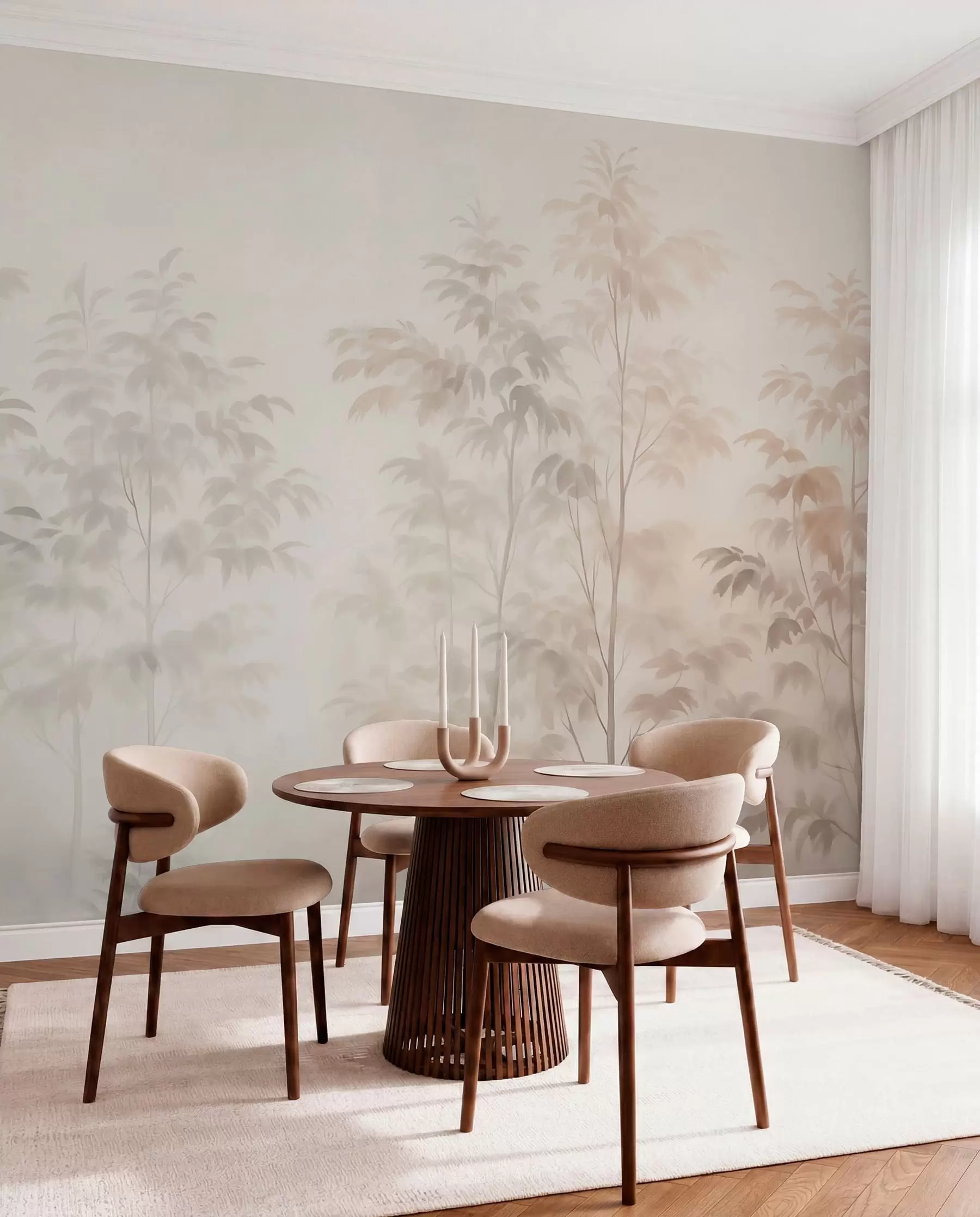 murales de pared Resplandor del bosque w03474