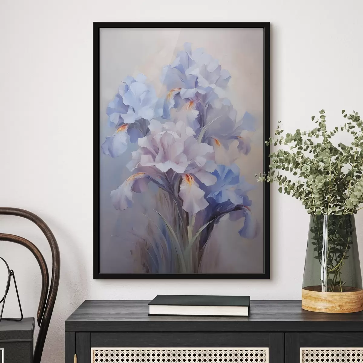 Poster Iris imitación de pintura f43431