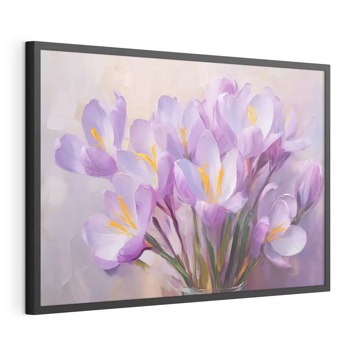 Poster Pintura imitación crocus f43437