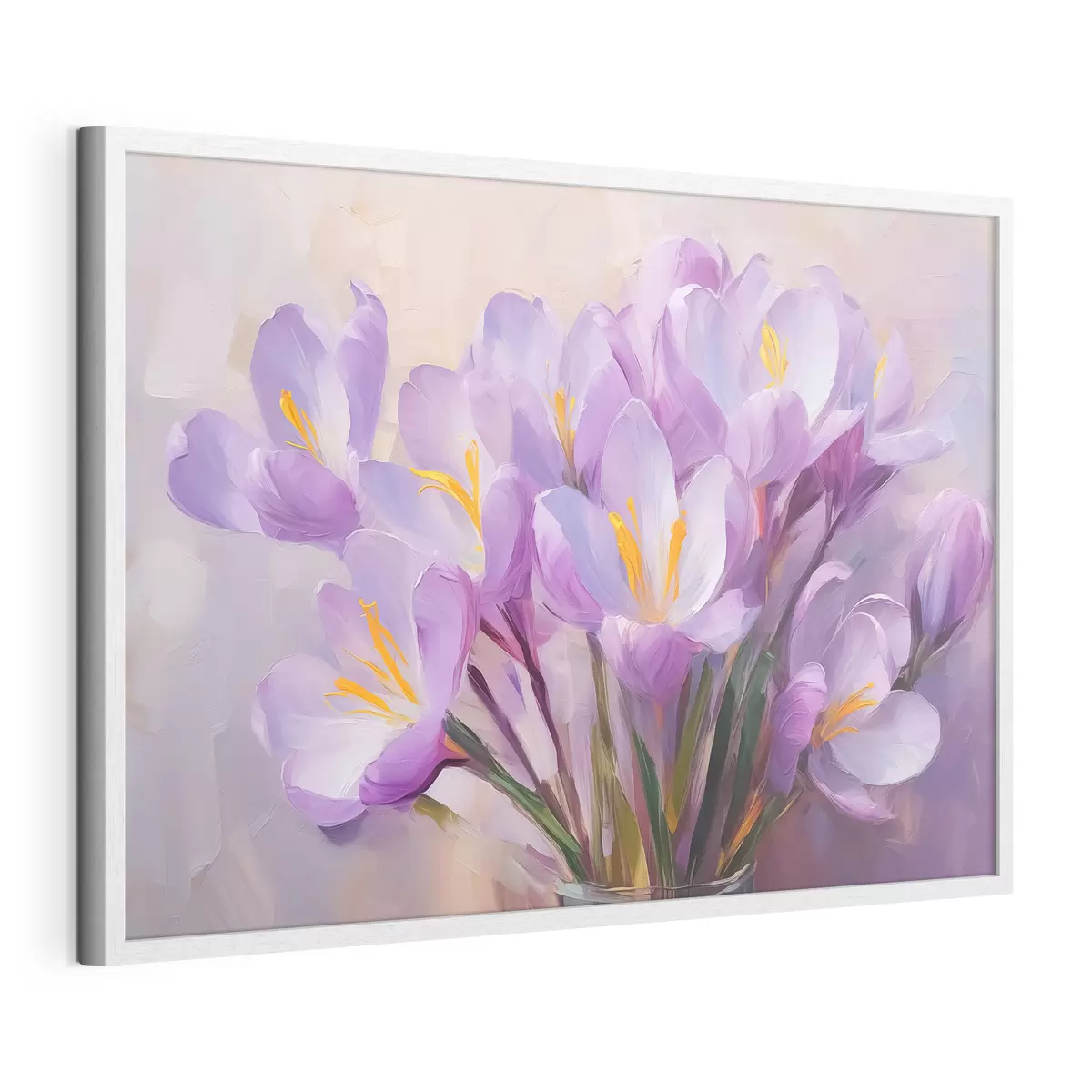 Poster Pintura imitación crocus f43437