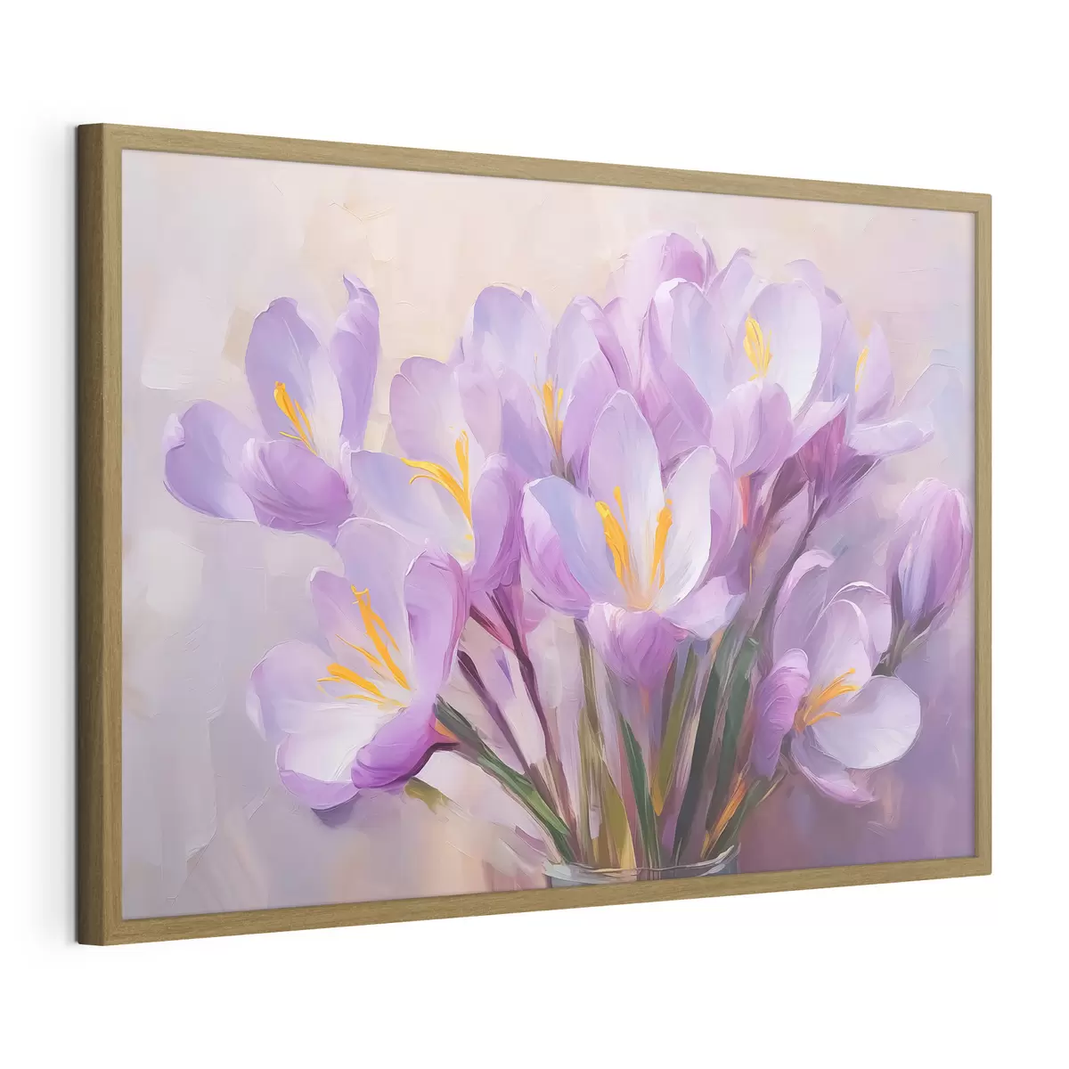 Poster Pintura imitación crocus f43437