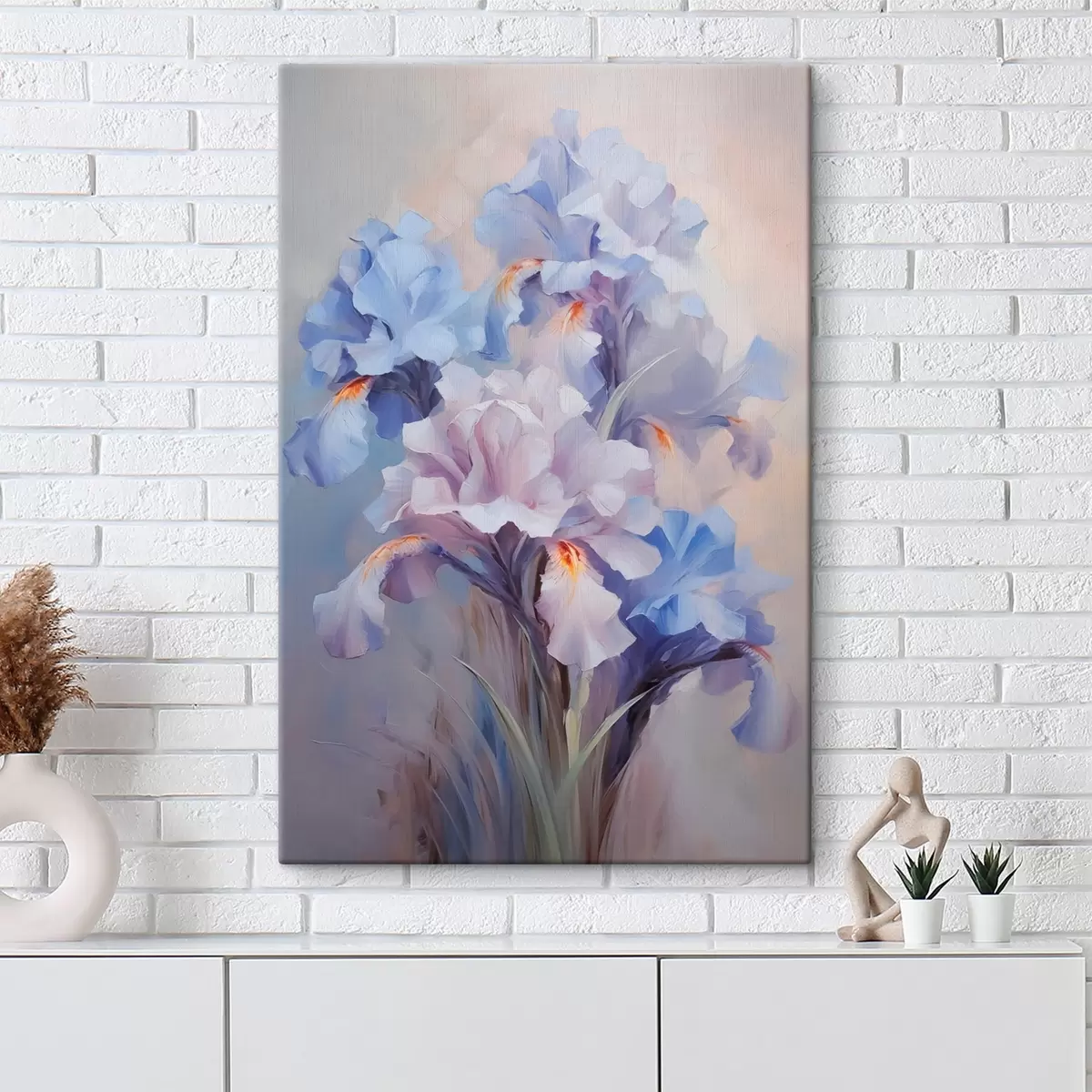 murales de pared Iris imitación de pintura s43431