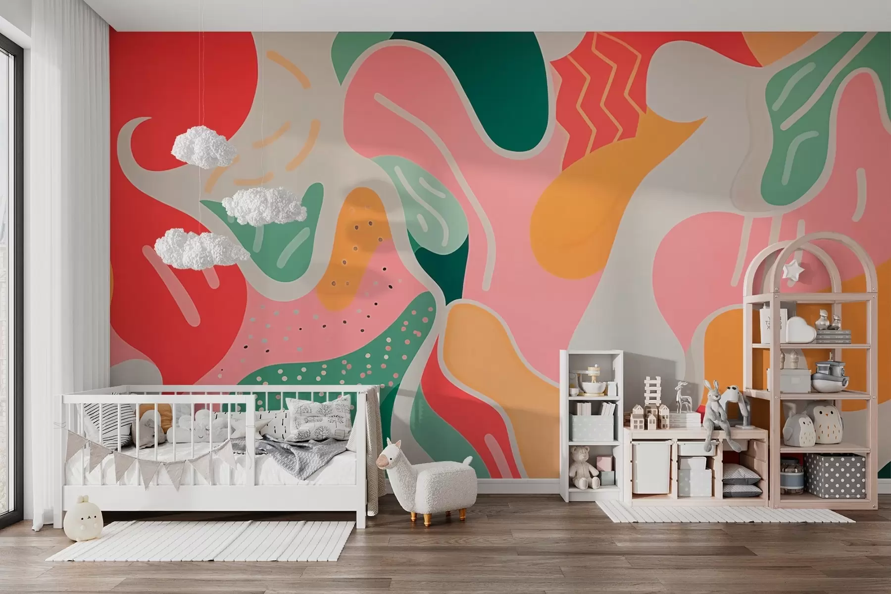 murales de pared Composición abstracta w03501