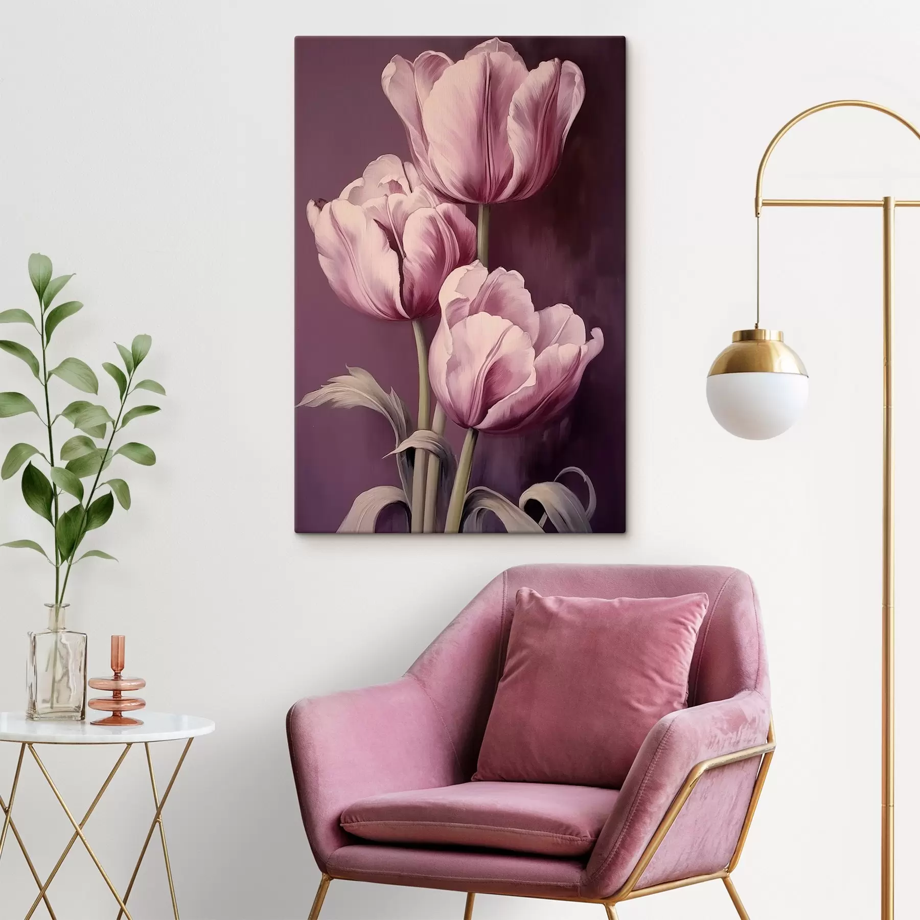 murales de pared Tulipanes s43513