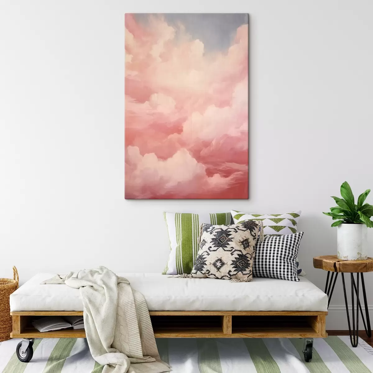 murales de pared Composición con tres retratos abstractos s43529