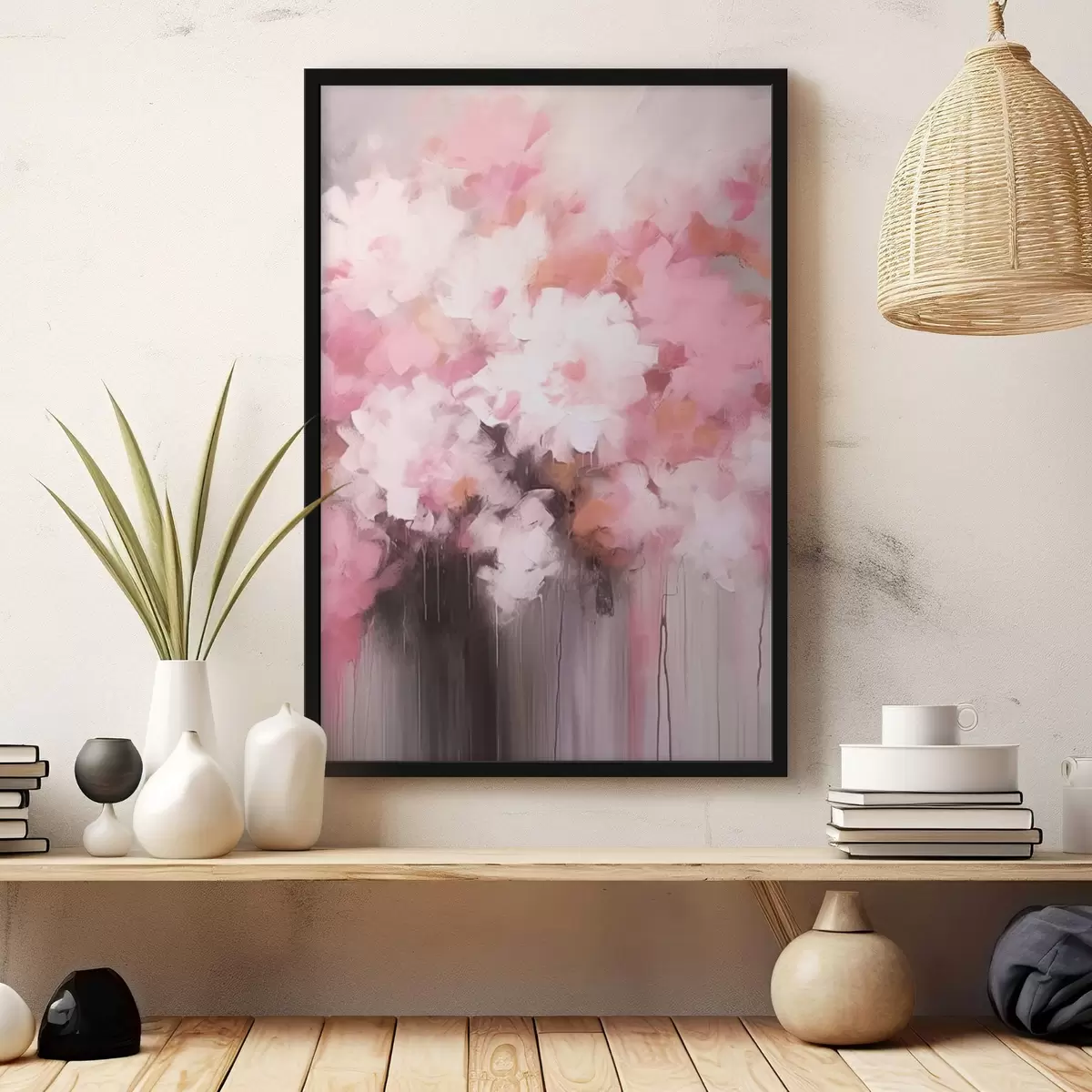 Poster Abstracción floral f43517