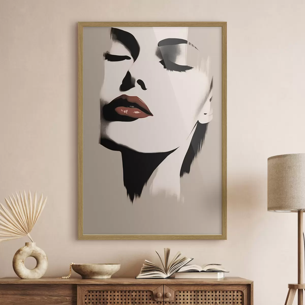 Poster Retrato femenino minimalista f43527