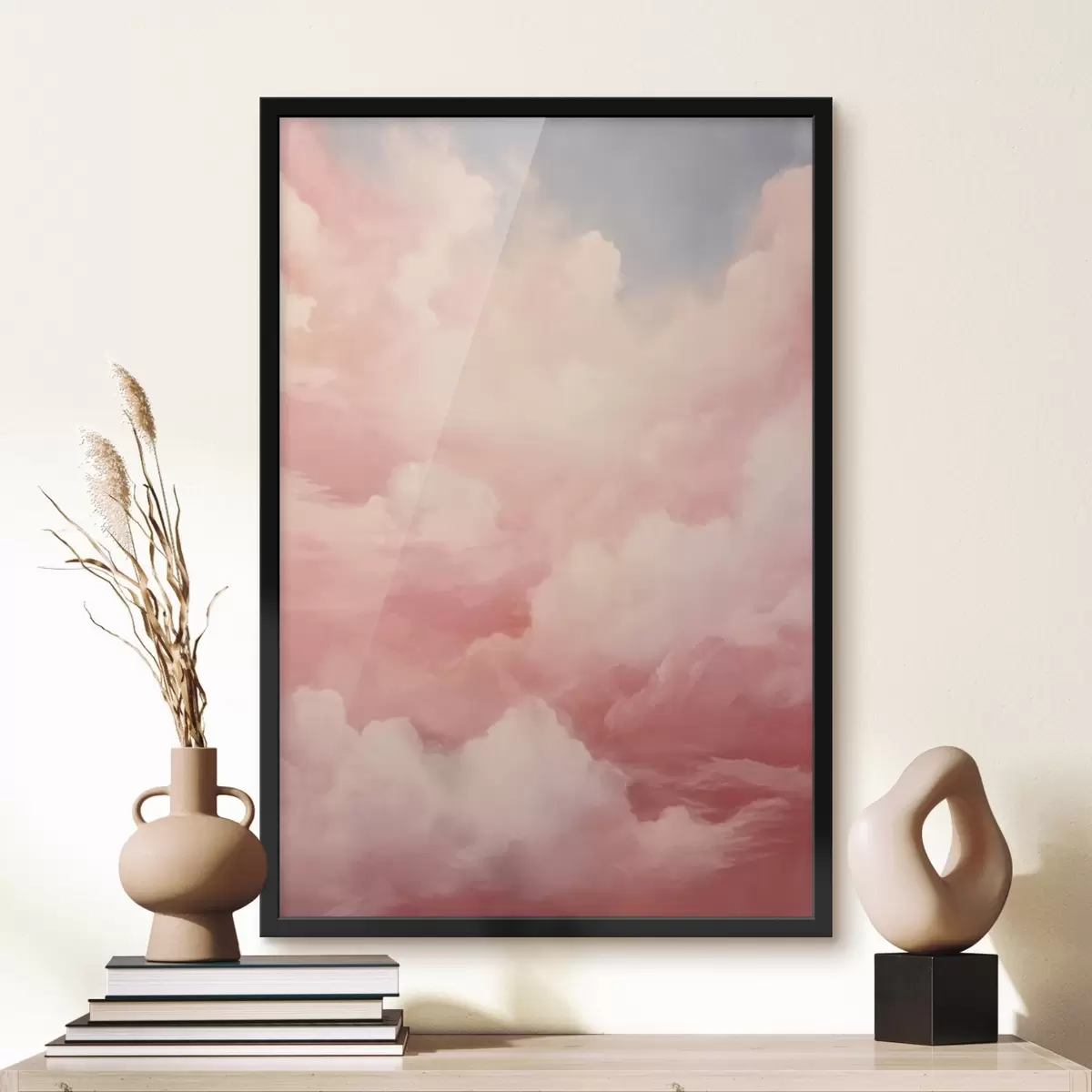 Poster Composición con tres retratos abstractos f43529