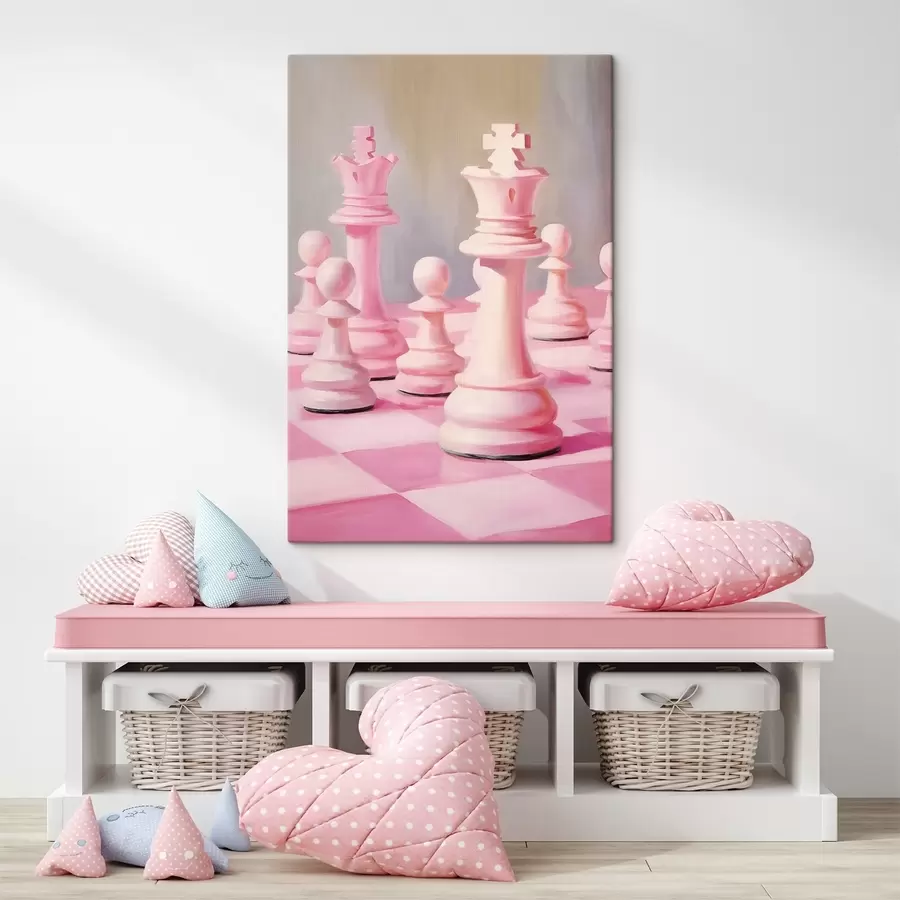 murales de pared Piezas de ajedrez s43514