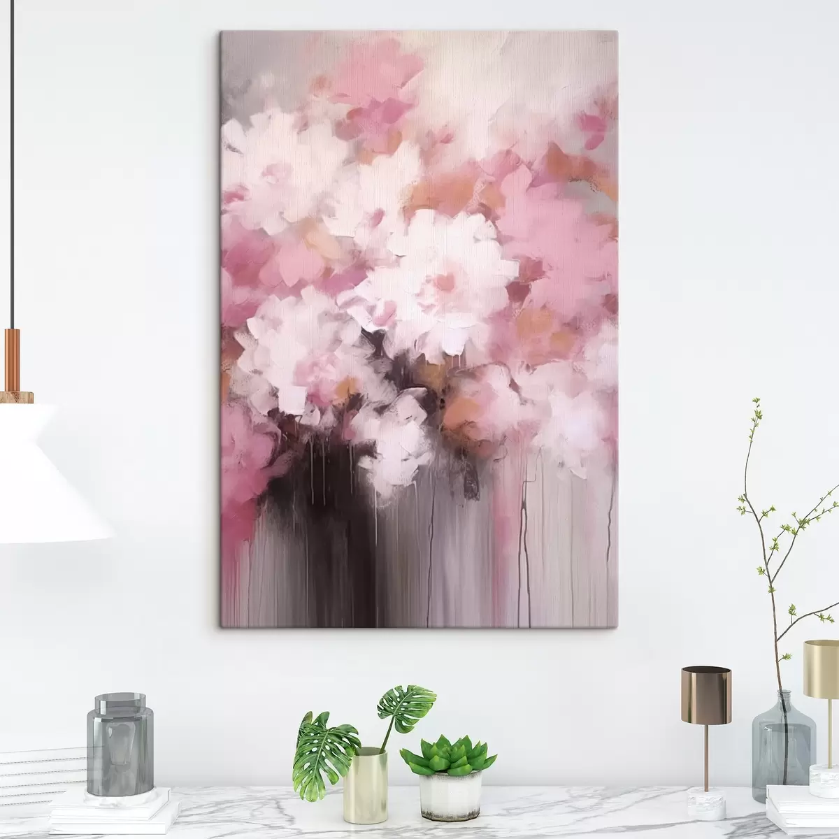 murales de pared Abstracción floral s43517