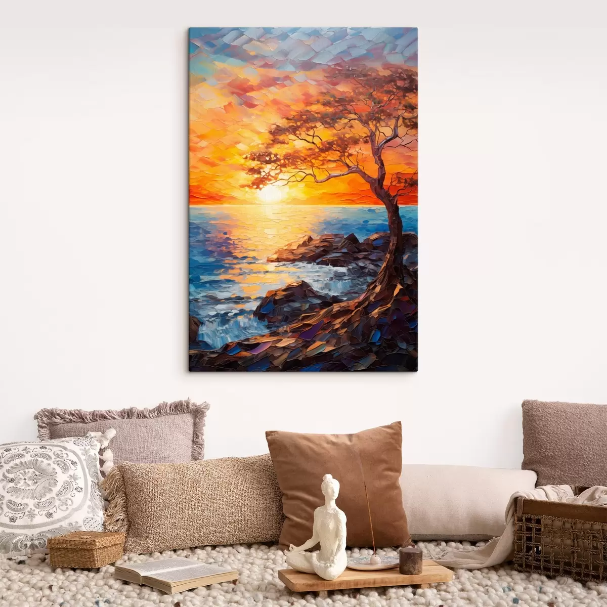 murales de pared Serenidad al atardecer s43559
