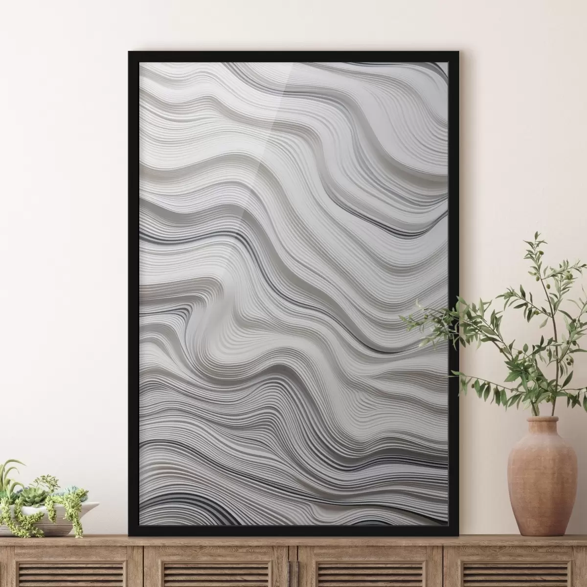 Poster Flores silvestres iluminadas por el sol f43554