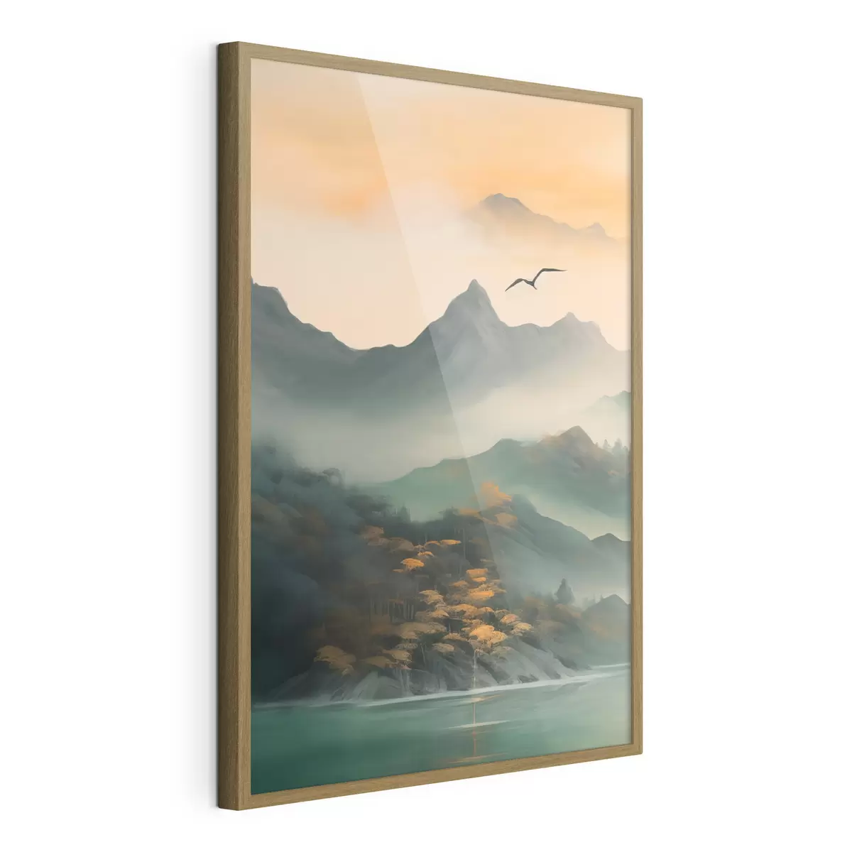 Poster Amanecer en la Montaña Mística f43588