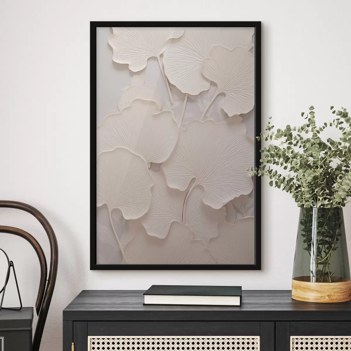 Poster Delicadas hojas de Ginkgo f43571