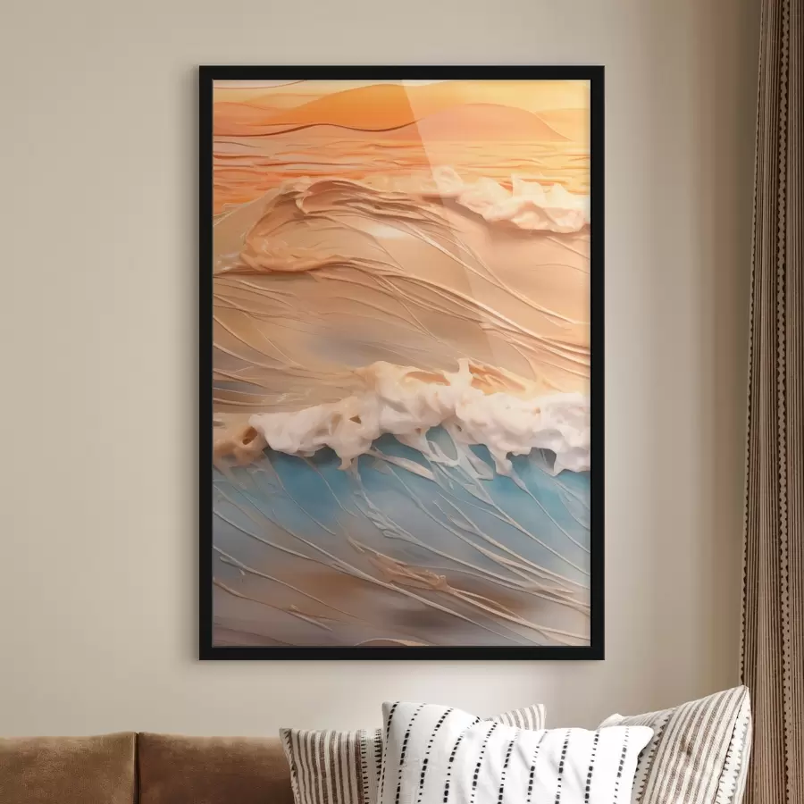 murales de pared Olas de serenidad f43591