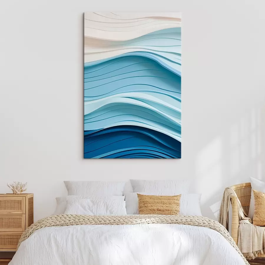 murales de pared Suaves ondas de color s43583