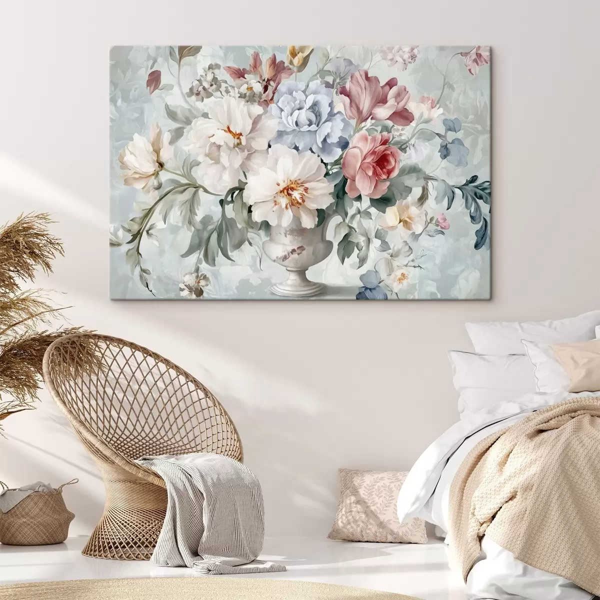 murales de pared Ramo de flores exuberantes s43914