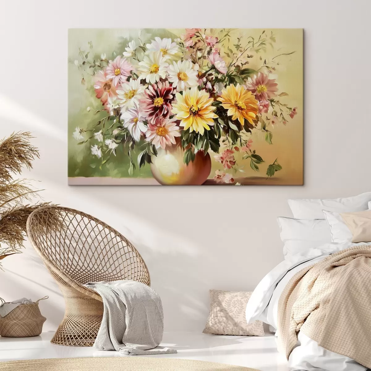 murales de pared Ramo de hermosas flores s43908