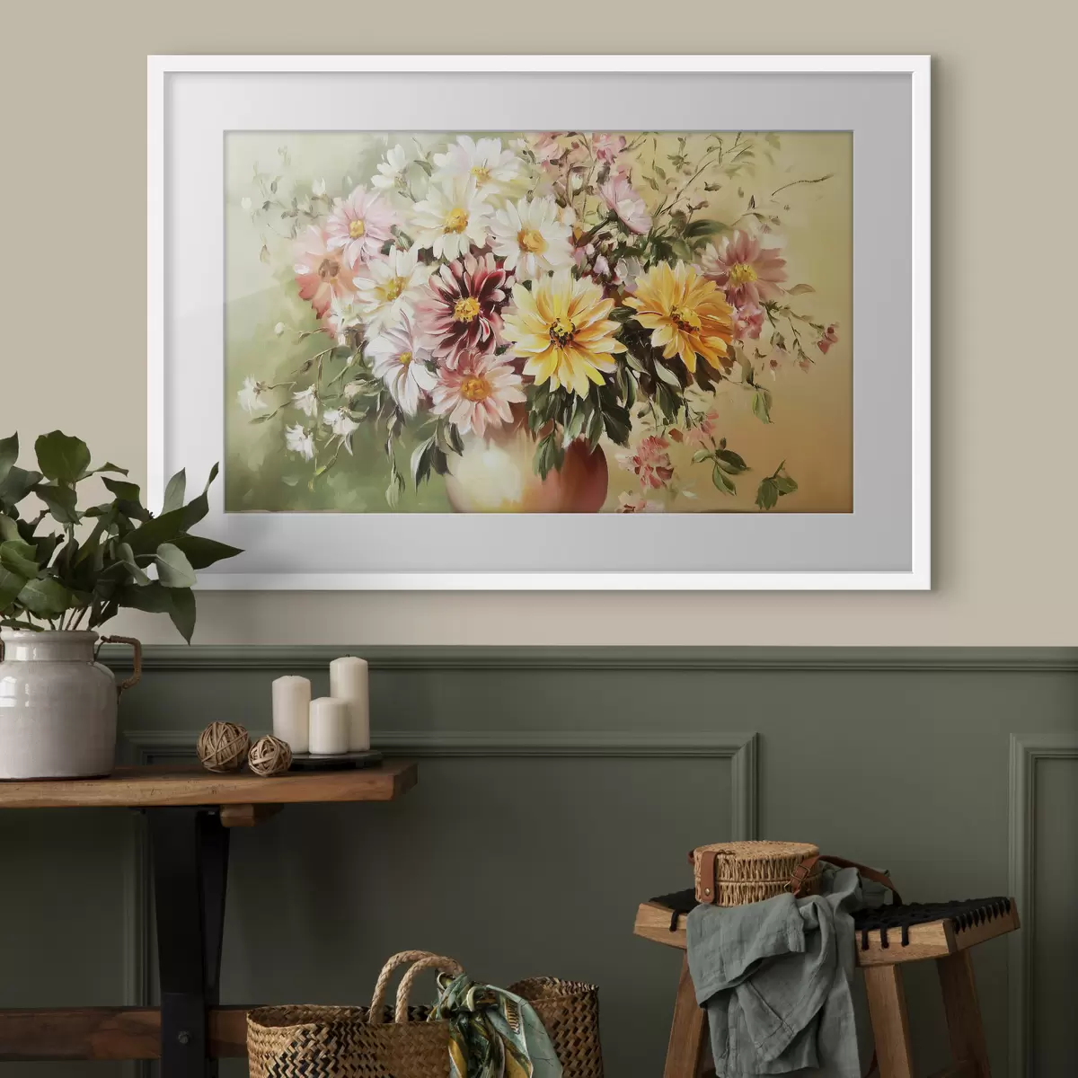 Poster Ramo de hermosas flores f43908