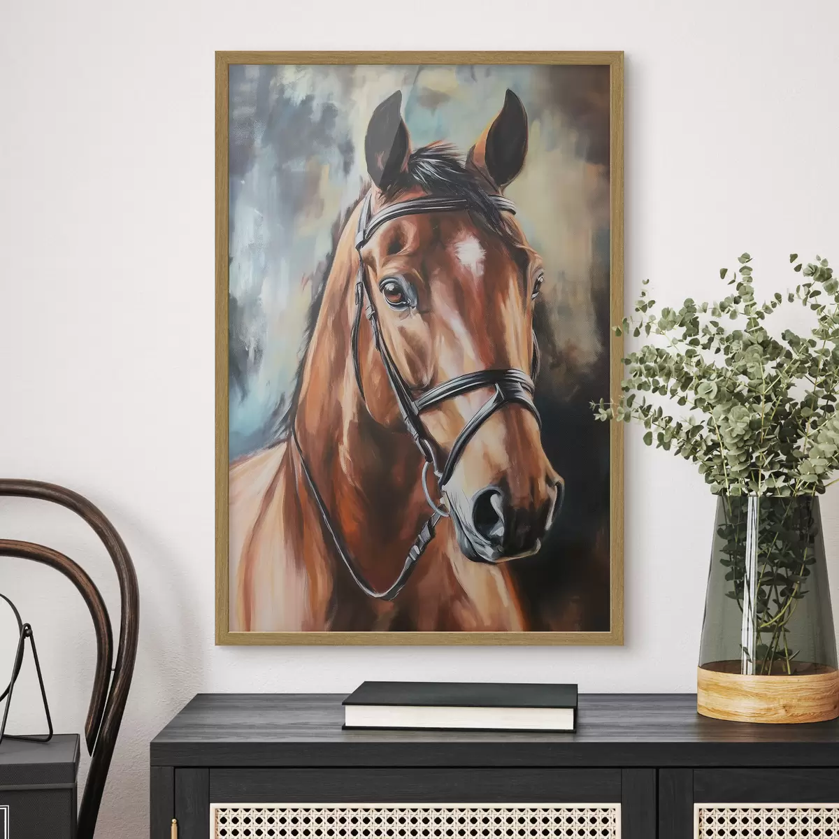 Poster Retrato de un caballo f43917