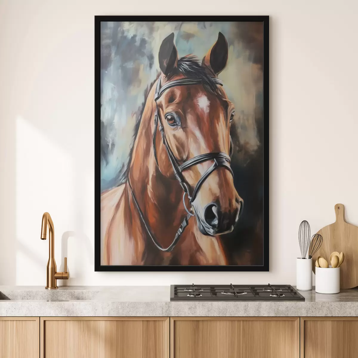 Poster Retrato de un caballo f43917