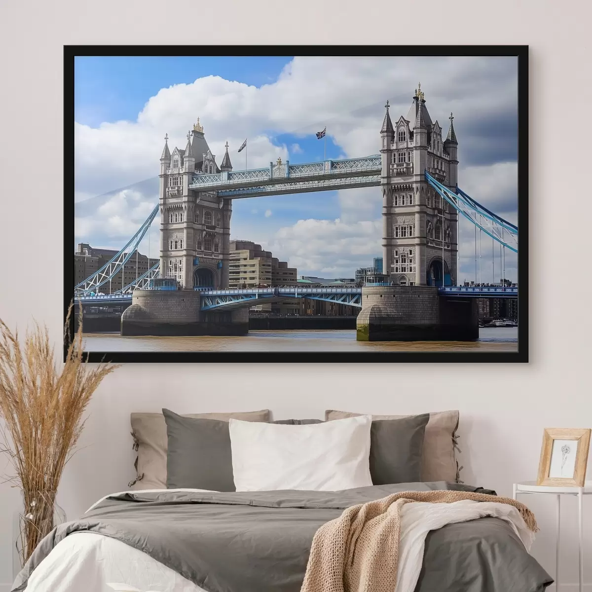 Poster Puente bajo el cielo azul f43918