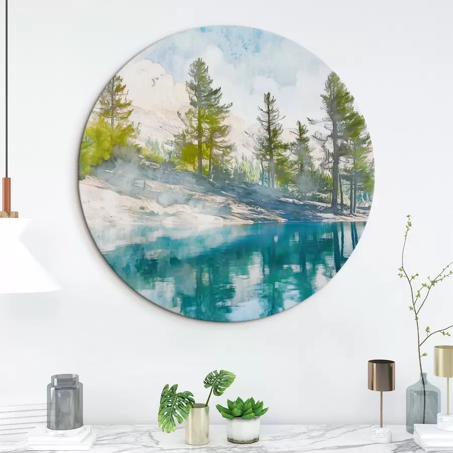 murales de pared Orilla del lago r43924