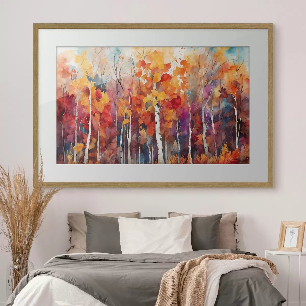 Poster Paseo entre abedules f43447