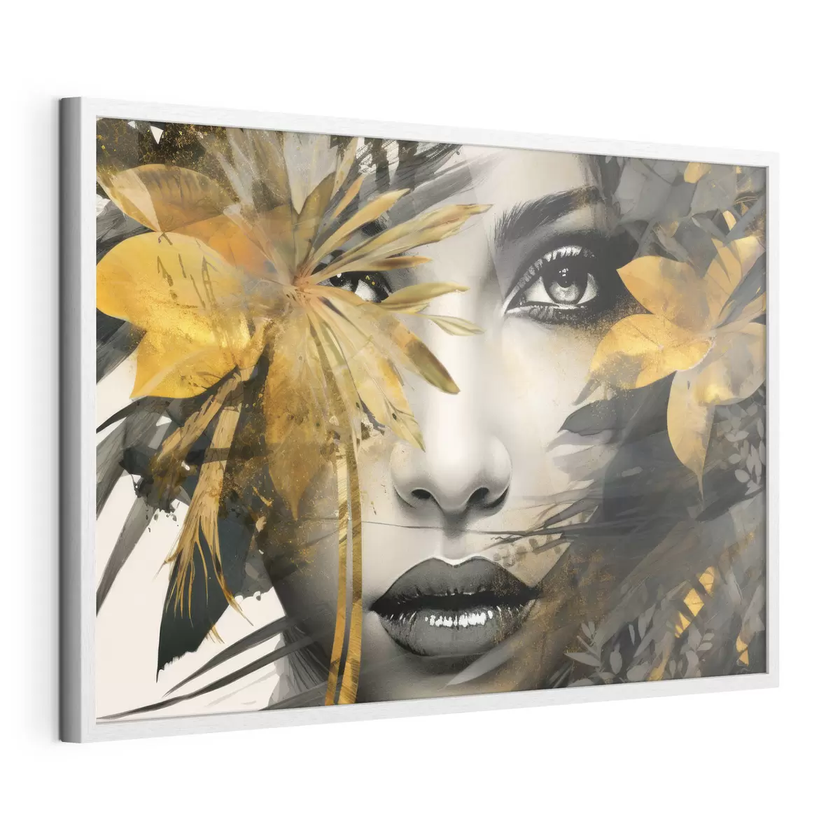 Poster Cara de niña pintada a mano f43469