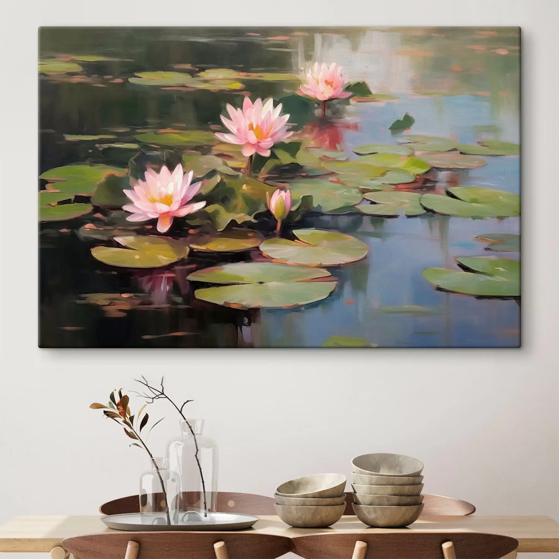 murales de pared Nenúfares s43220