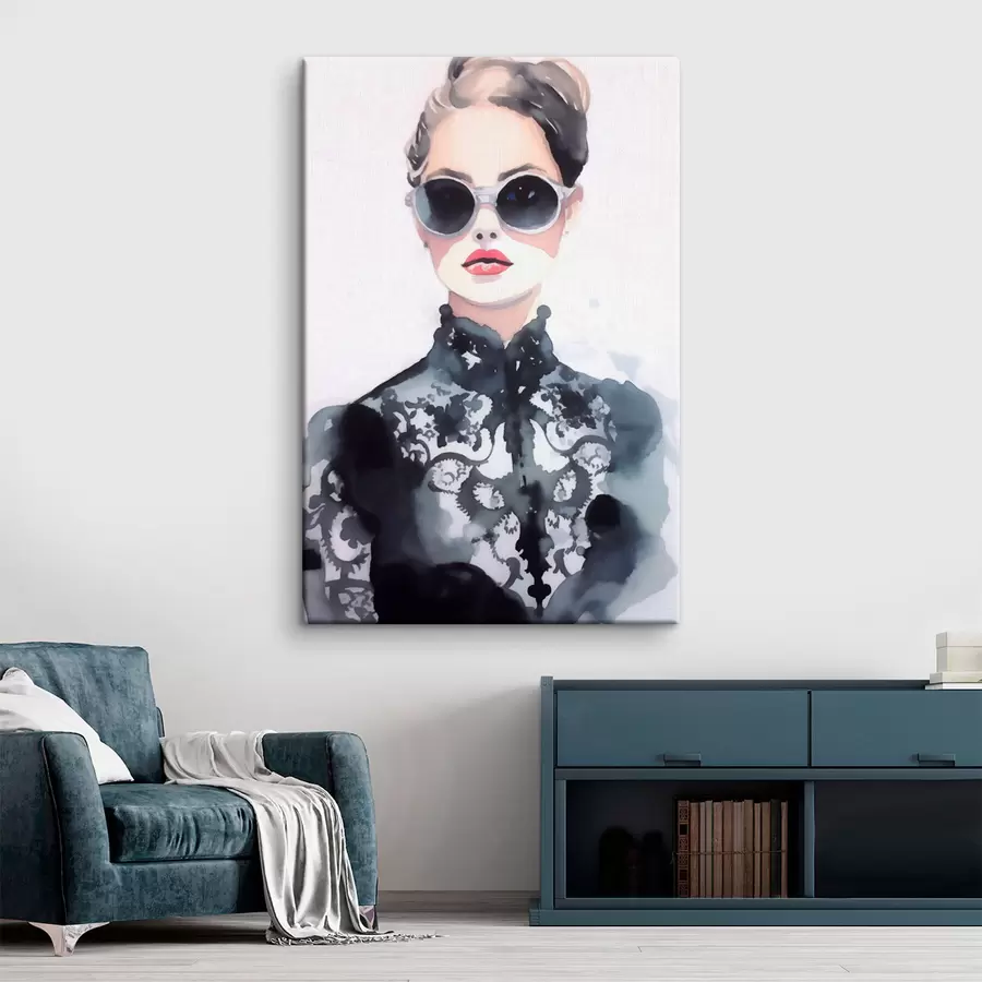 murales de pared Chica de moda s43481