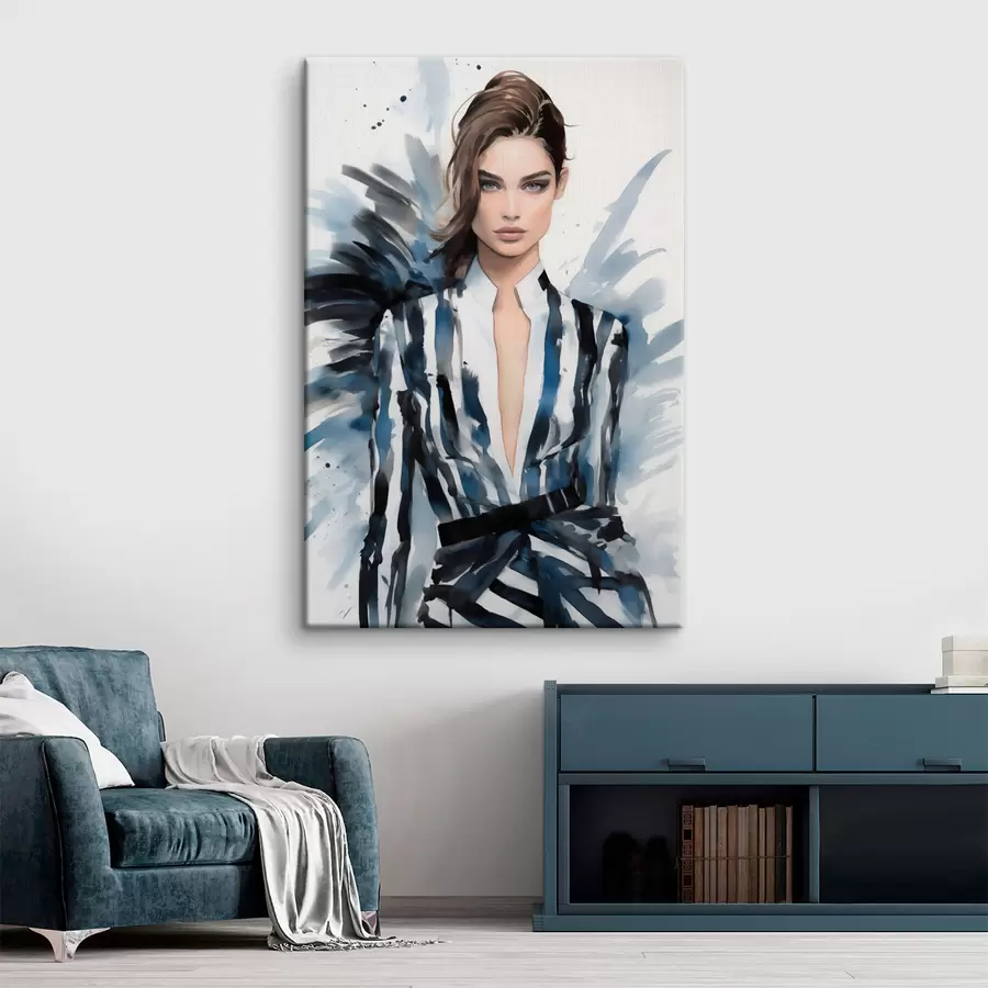 murales de pared Desfile de moda para chicas con estilo s43491